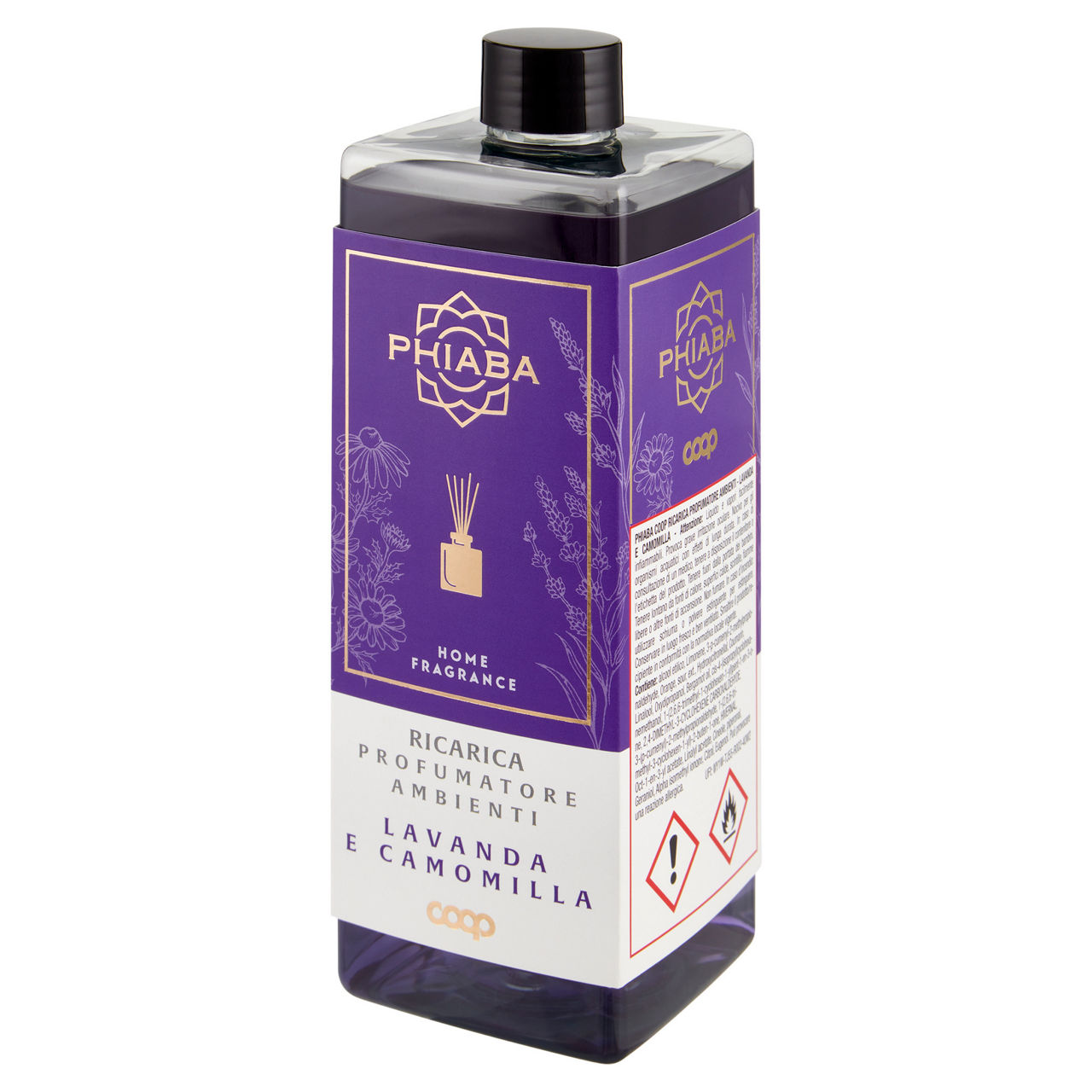 RICARICA PER DIFFUSORE COOP PHIABA CON BASTONCINI LAVANDA E CAMOMILLA ML 500 - Immagine 31