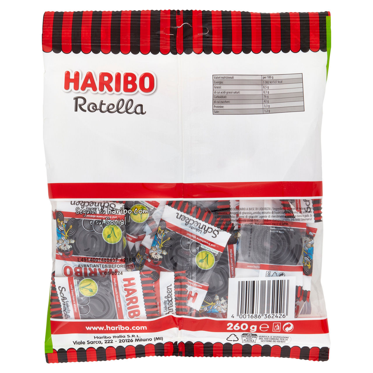 Caramelle gommose alla liquirizia 260 gr - Immagine 31
