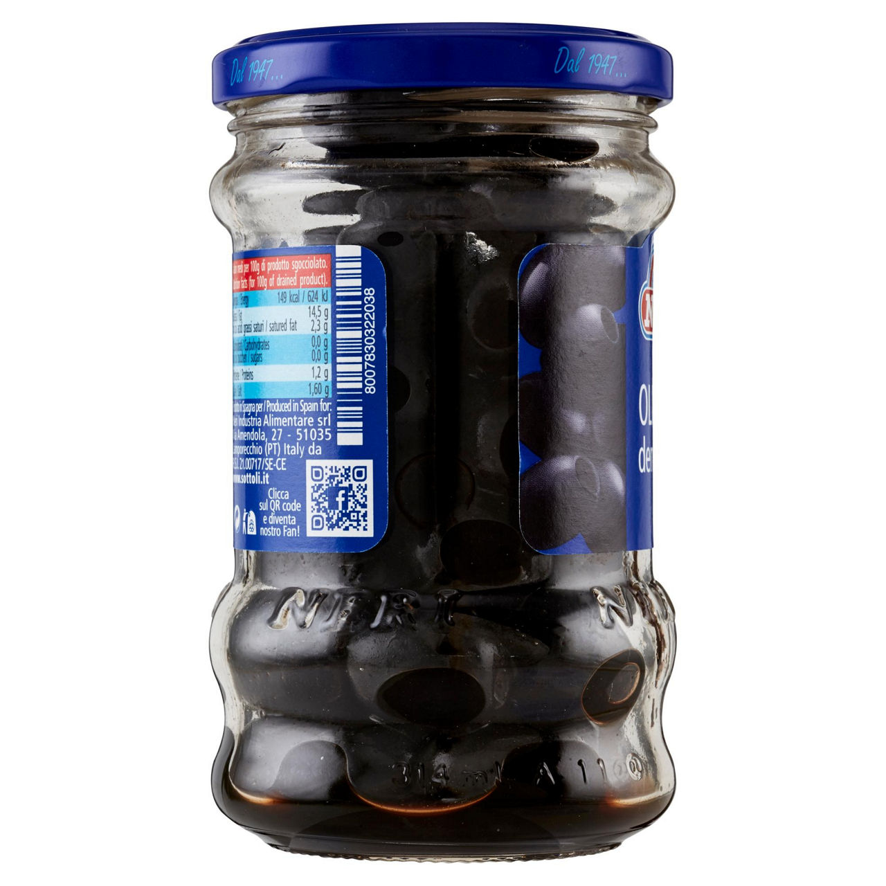 Olive nere denocciolate senza liquido neri g135 - Immagine 31