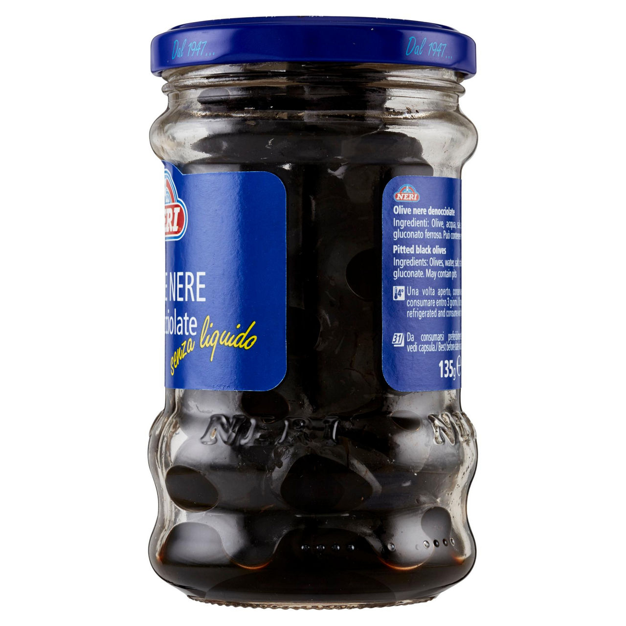 Olive nere denocciolate senza liquido neri g135 - Immagine 21