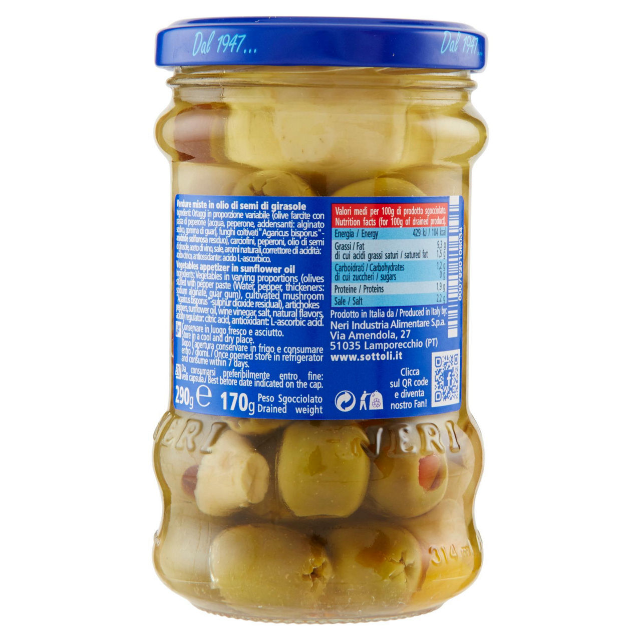 Antipasto tre gusti neri g290 - Immagine 31