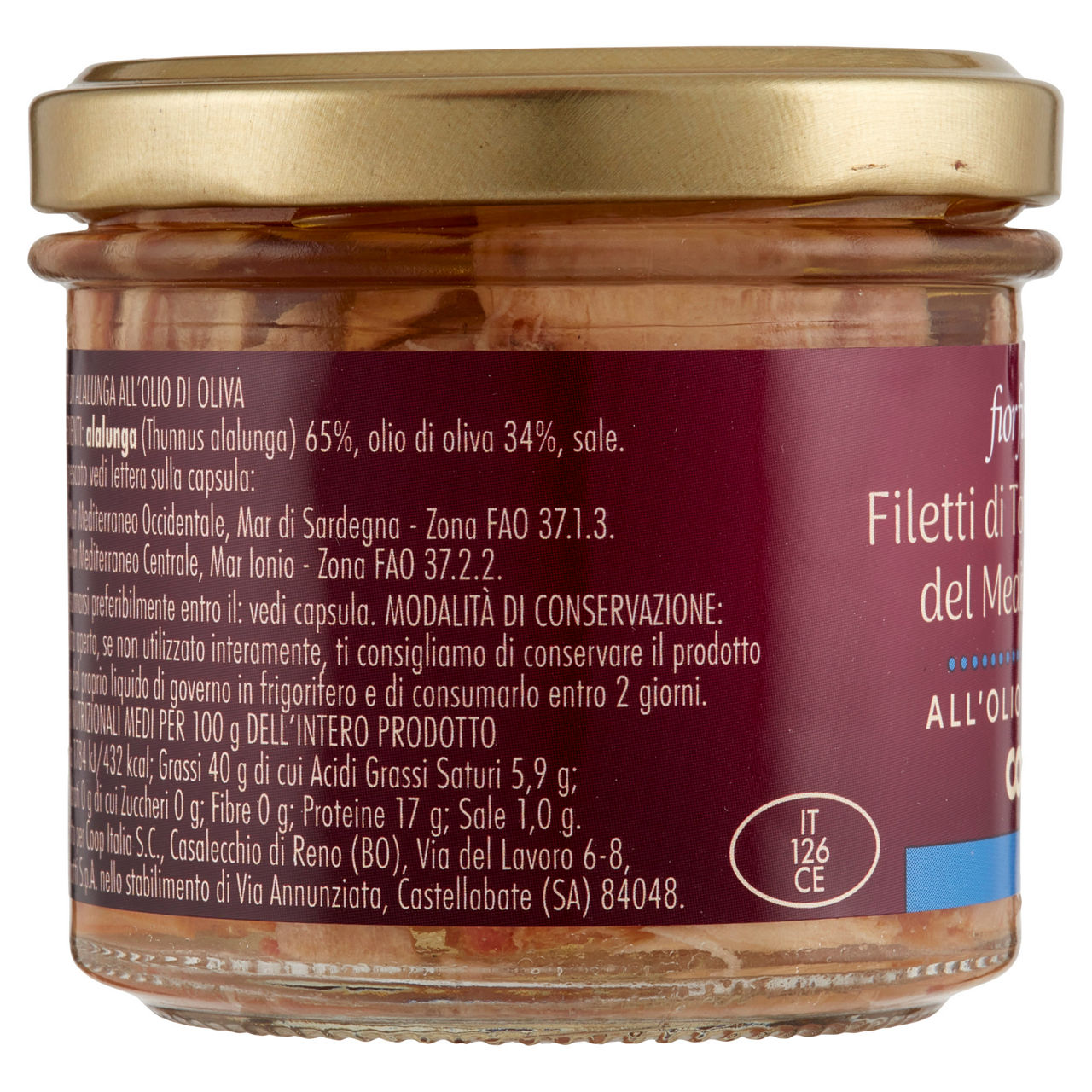 Filetti di tonno bianco del Mediterraneo all'olio di oliva 110 gr  - Immagine 21