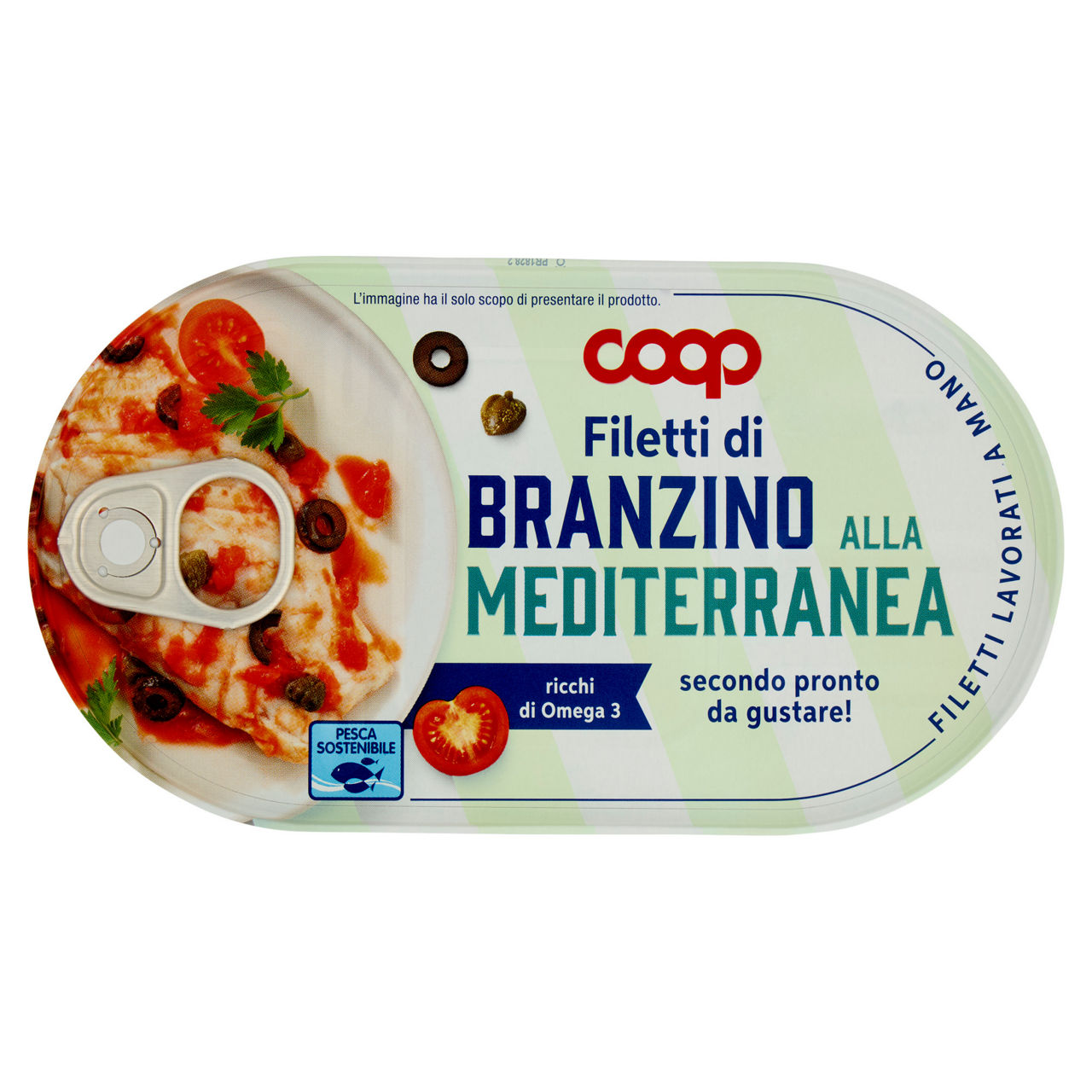 Filetti di branzino alla mediterranea coop g 145 - Immagine 01
