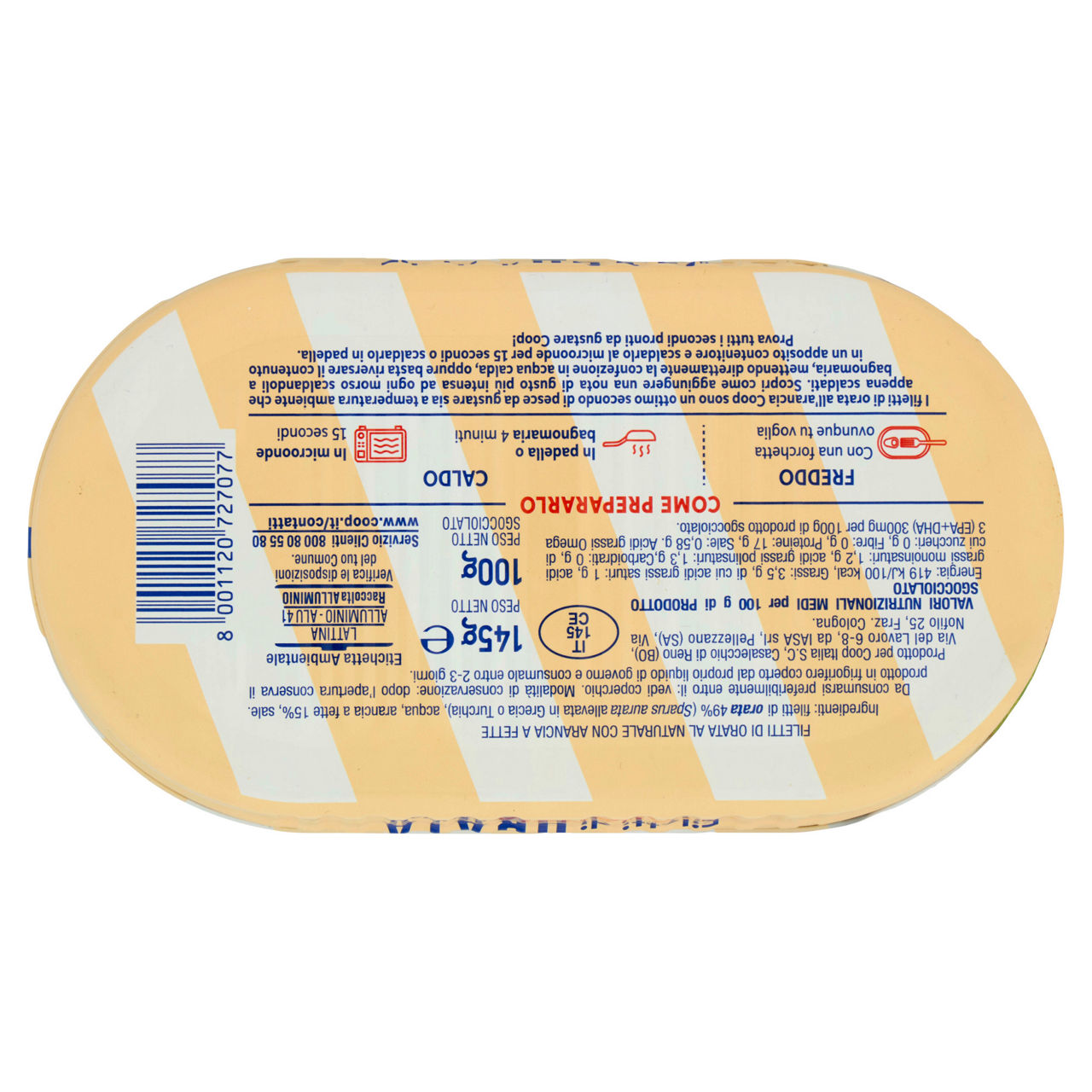 Filetti di orata all'arancia coop g 145 sgoc g 100 - Immagine 21