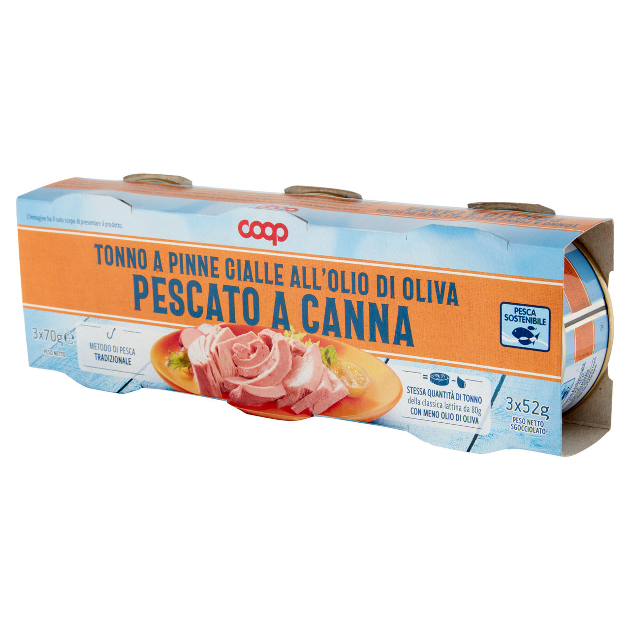 Tonno pescato a canna olio oliva coop g 70 x 3 - Immagine 51