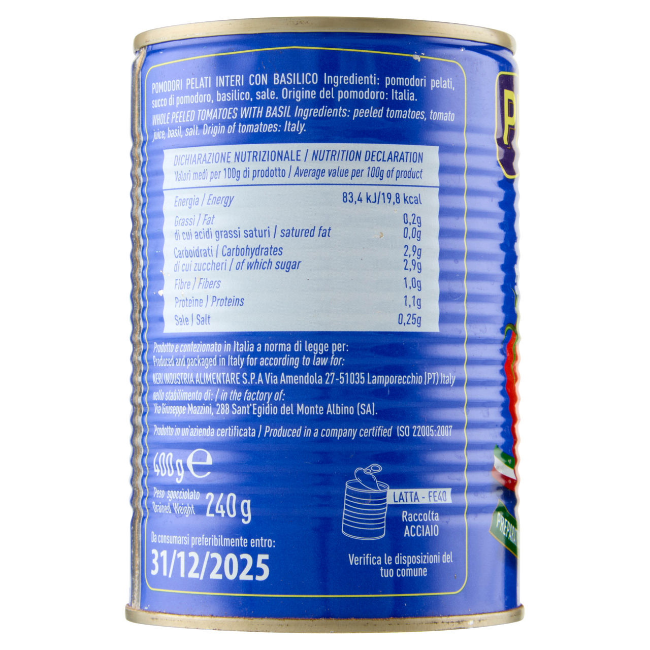 Pomodori pelati 400 gr - Immagine 11