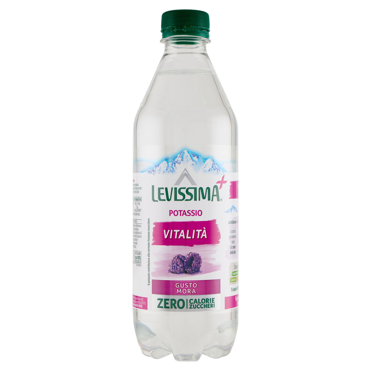 Bevanda zero pro power con potassio gusto mora levissima+ pet ml 500 - Immagine 01