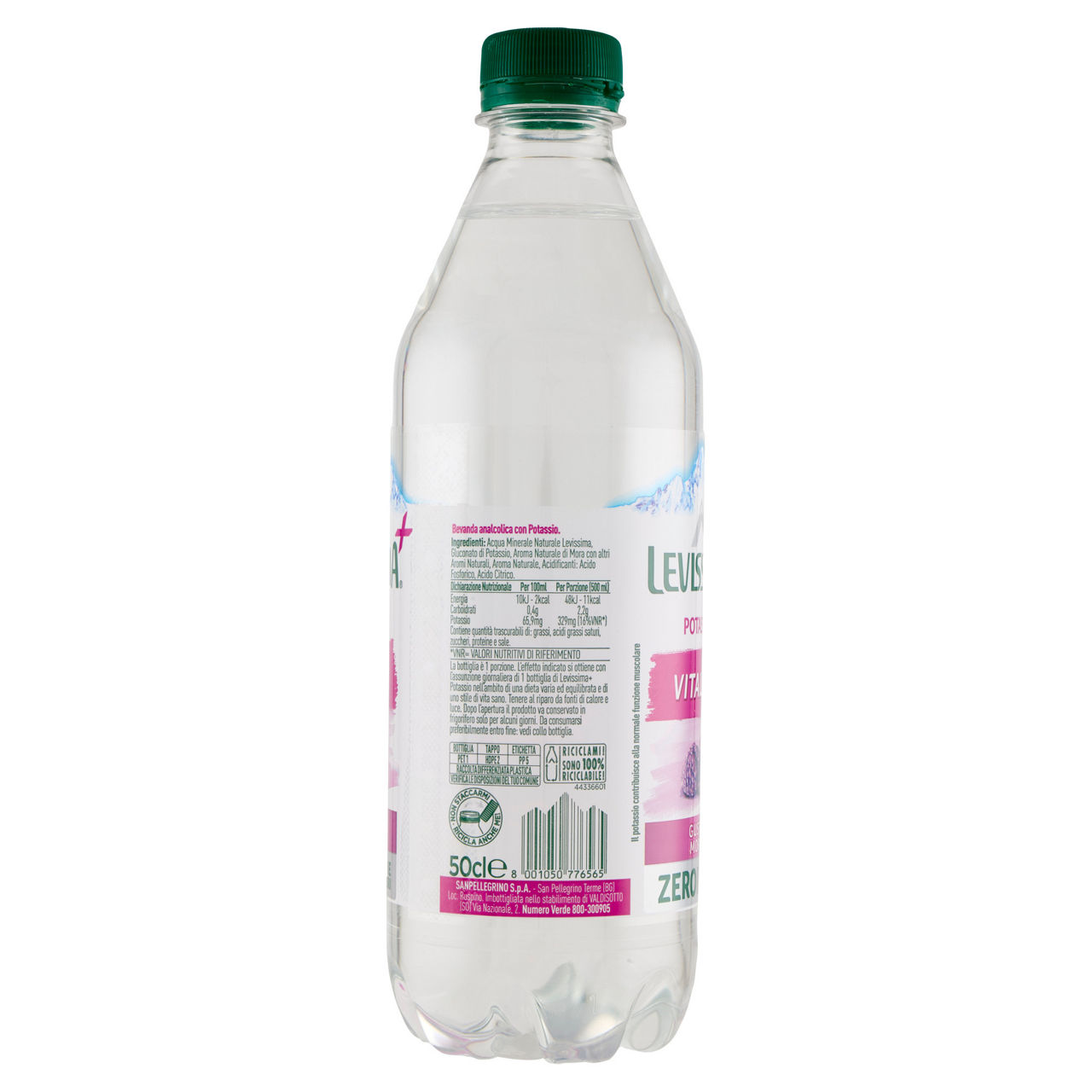Bevanda zero pro power con potassio gusto mora levissima+ pet ml 500 - Immagine 31