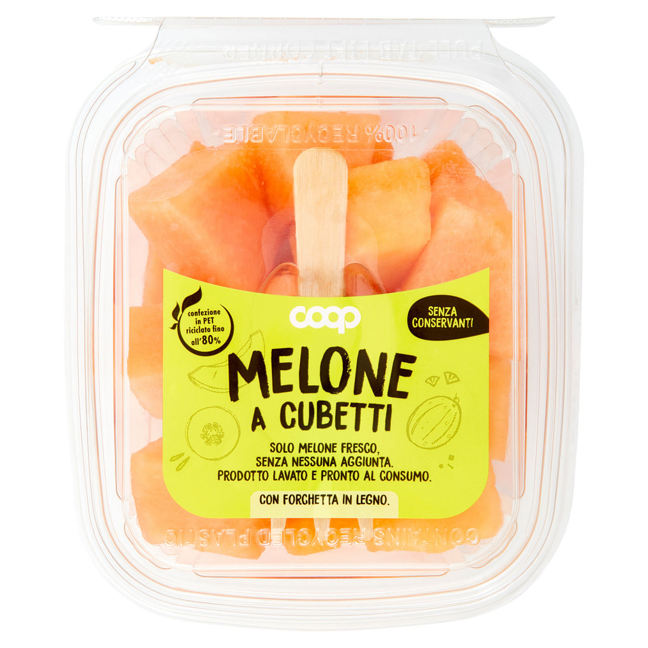 Melone a cubetti 250 gr
