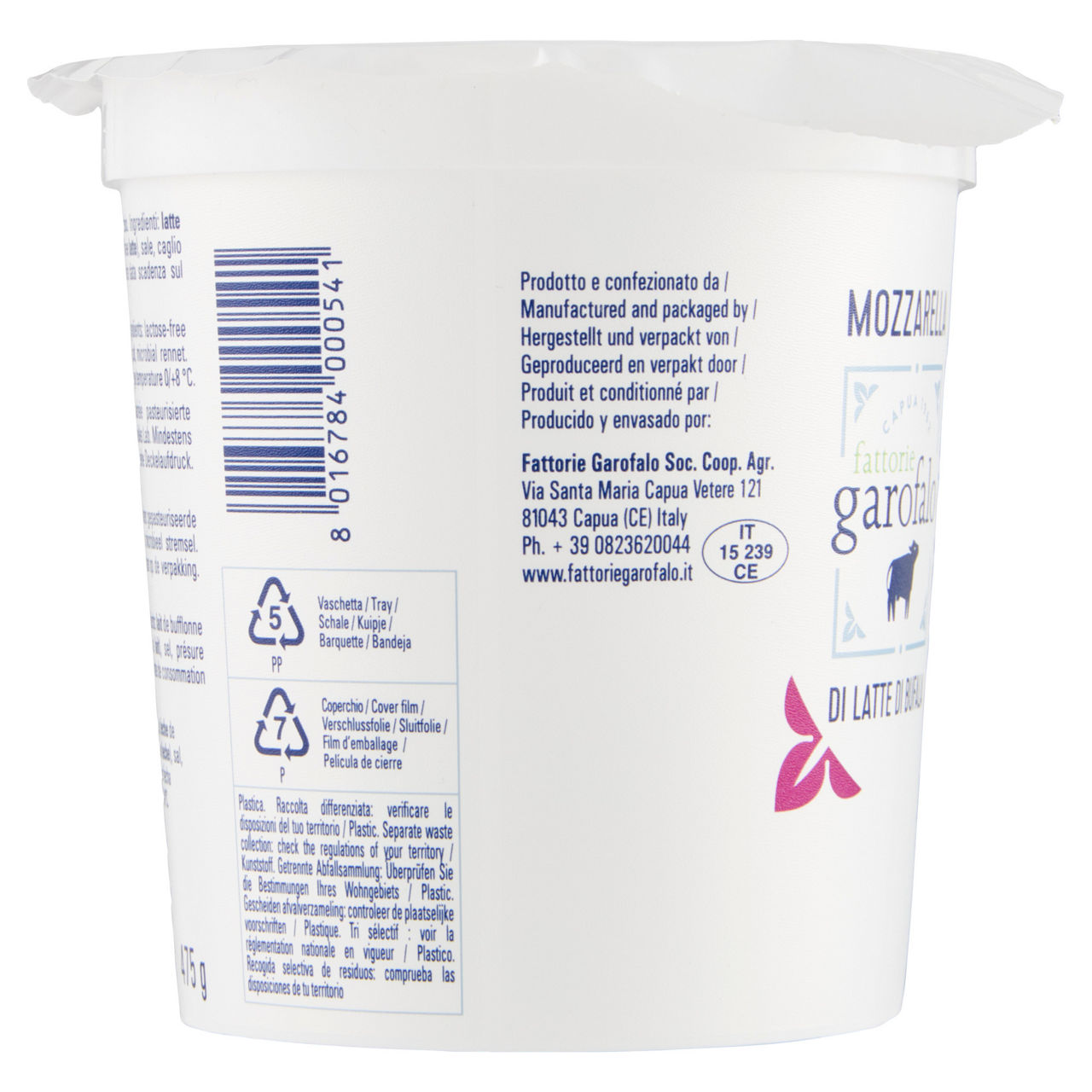 Mozzarella di bufala senza lattosio 200 gr - Immagine 21