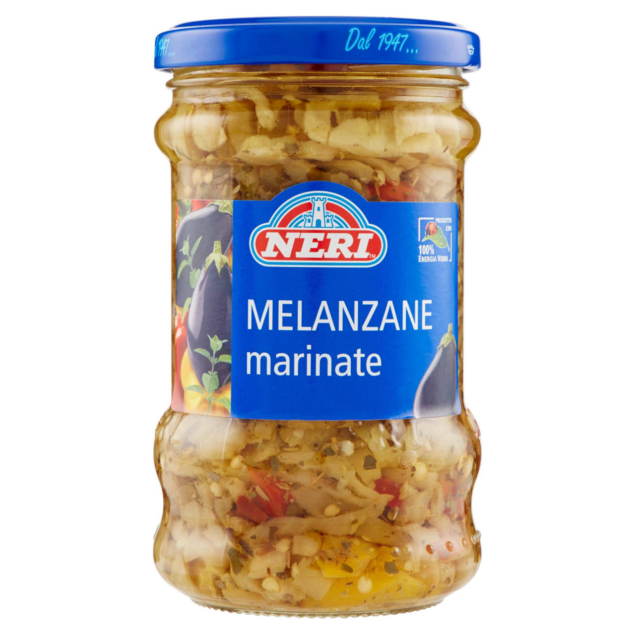 Melanzane marinate in olio di semi di girasole 300 gr - Immagine 01