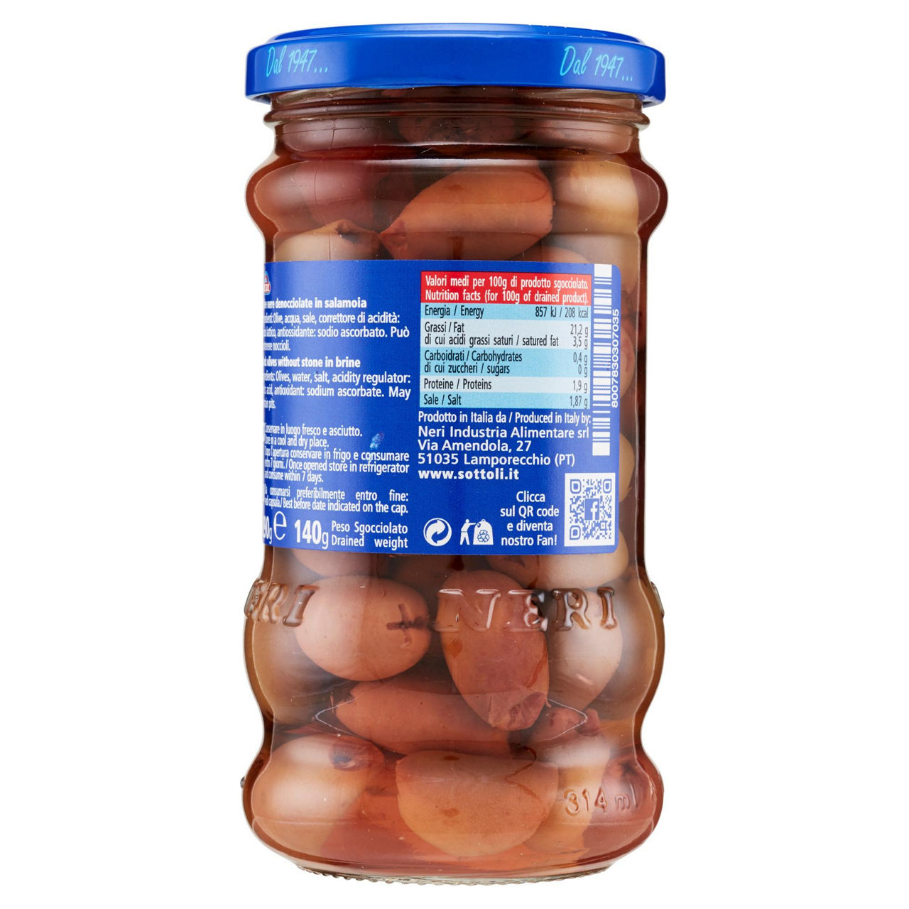 OLIVE LECCINO DENOCCIOLATE NERI G290 SGOCC.G140 - Immagine 31