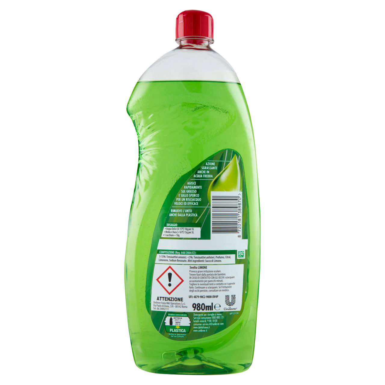 Detersivo stoviglie liquido svelto limone ml  980 - Immagine 51