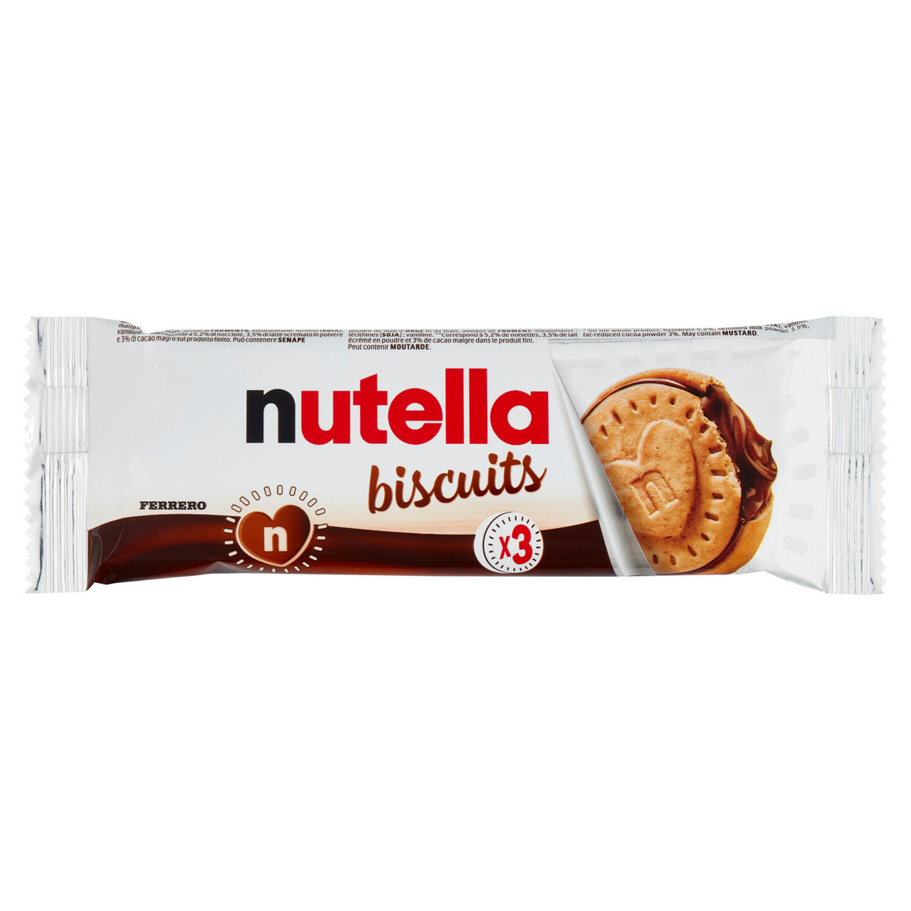 Biscotti Nutella Biscuits 3 pz - Immagine 01