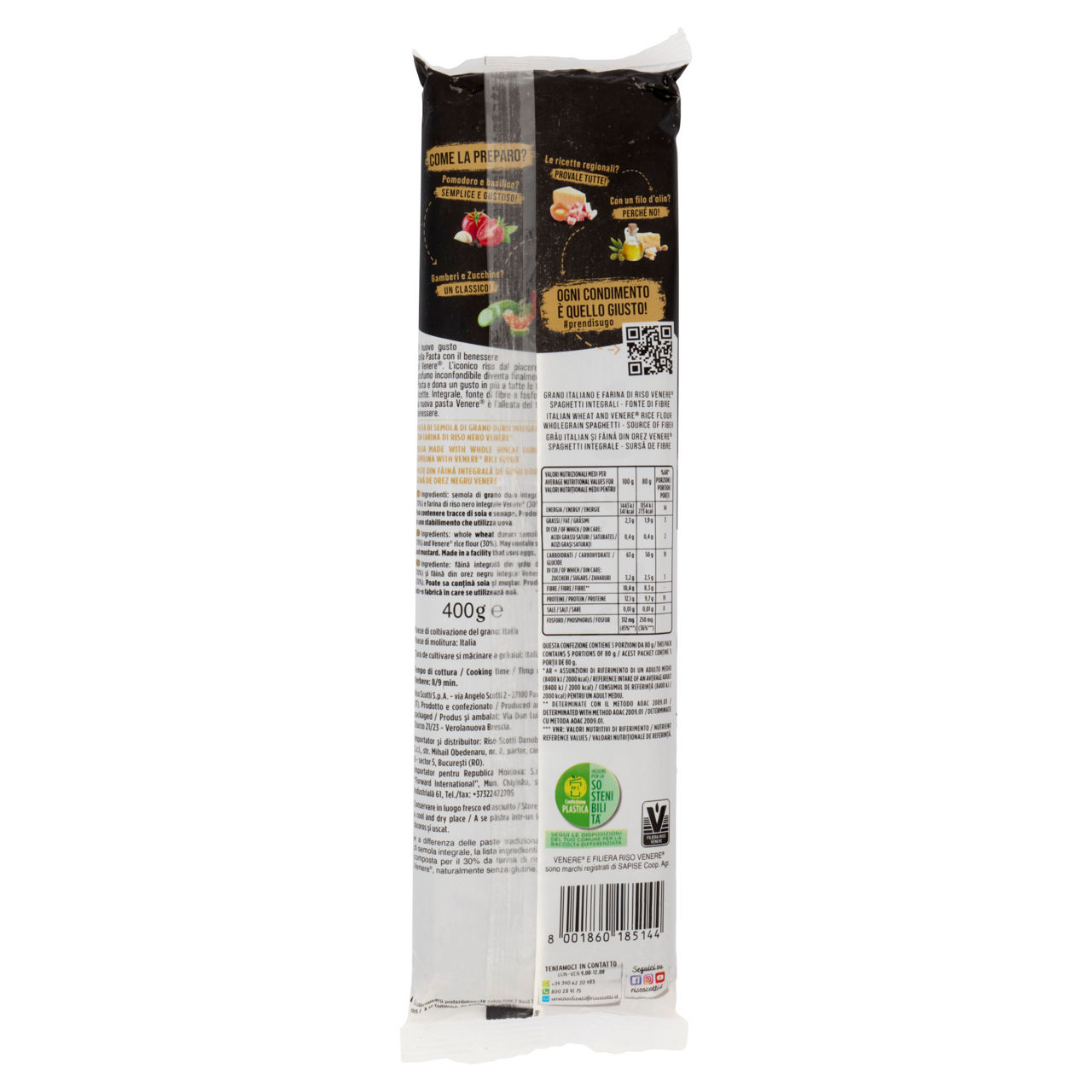 Spaghetti pasta integrale Venere 400 gr - Immagine 51