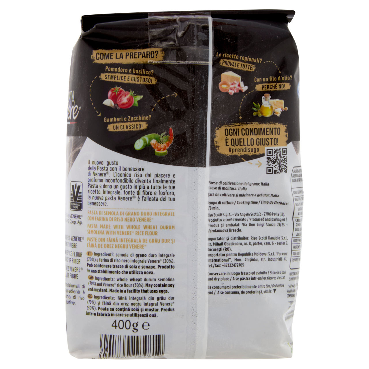 Penne rigate pasta integrale Venere 400 gr - Immagine 11