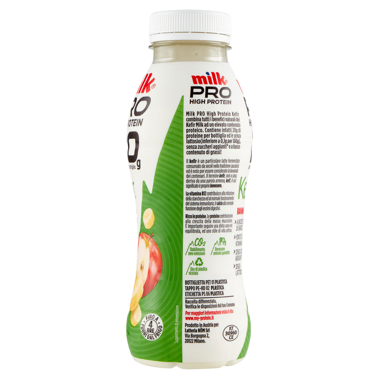 Kefir da bere proteico alla banana e mela 310 gr - Immagine 51