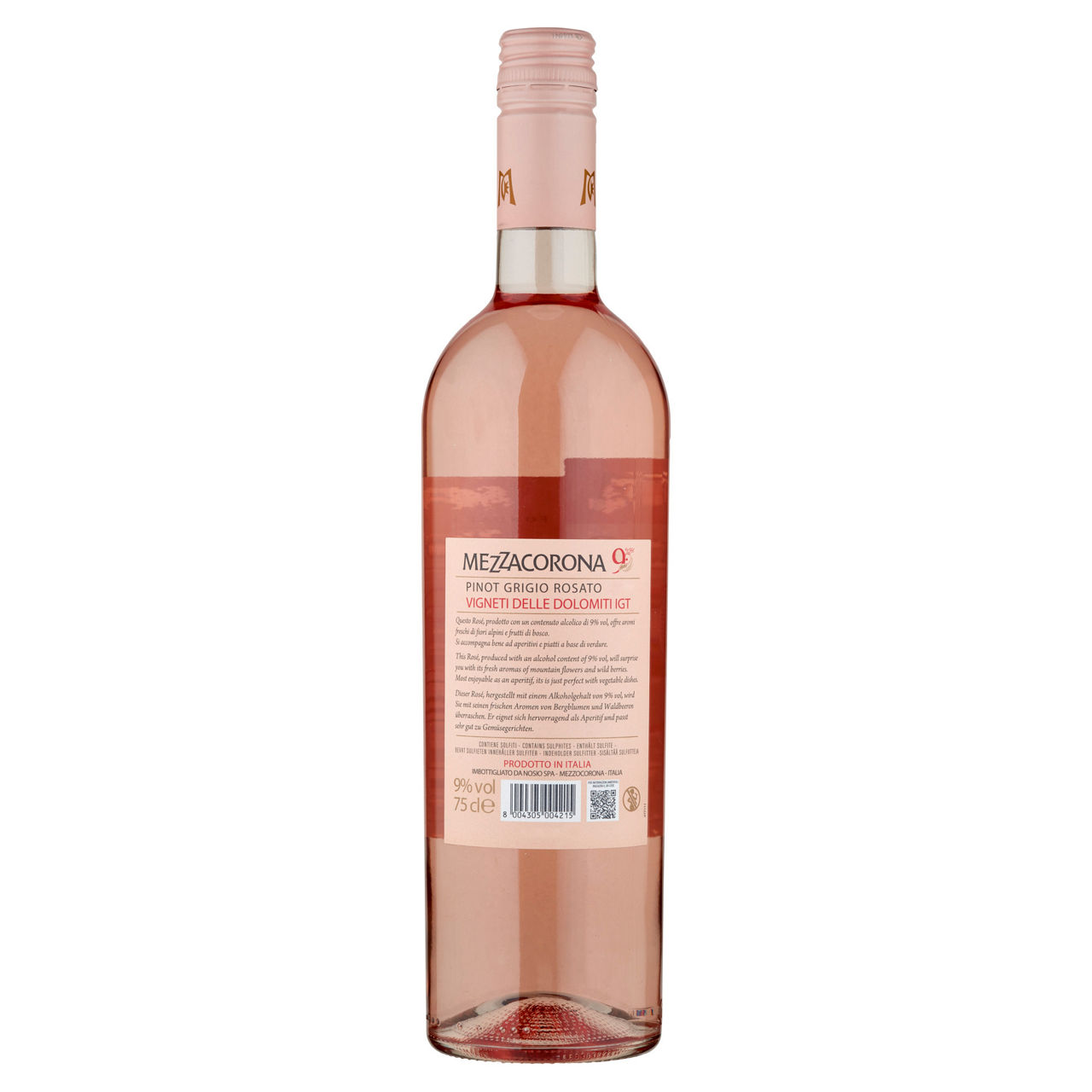 Vino rosato Pinot Grigio Ros&eacute; Vigneti delle Dolomiti IGT 750 ml - Immagine 31