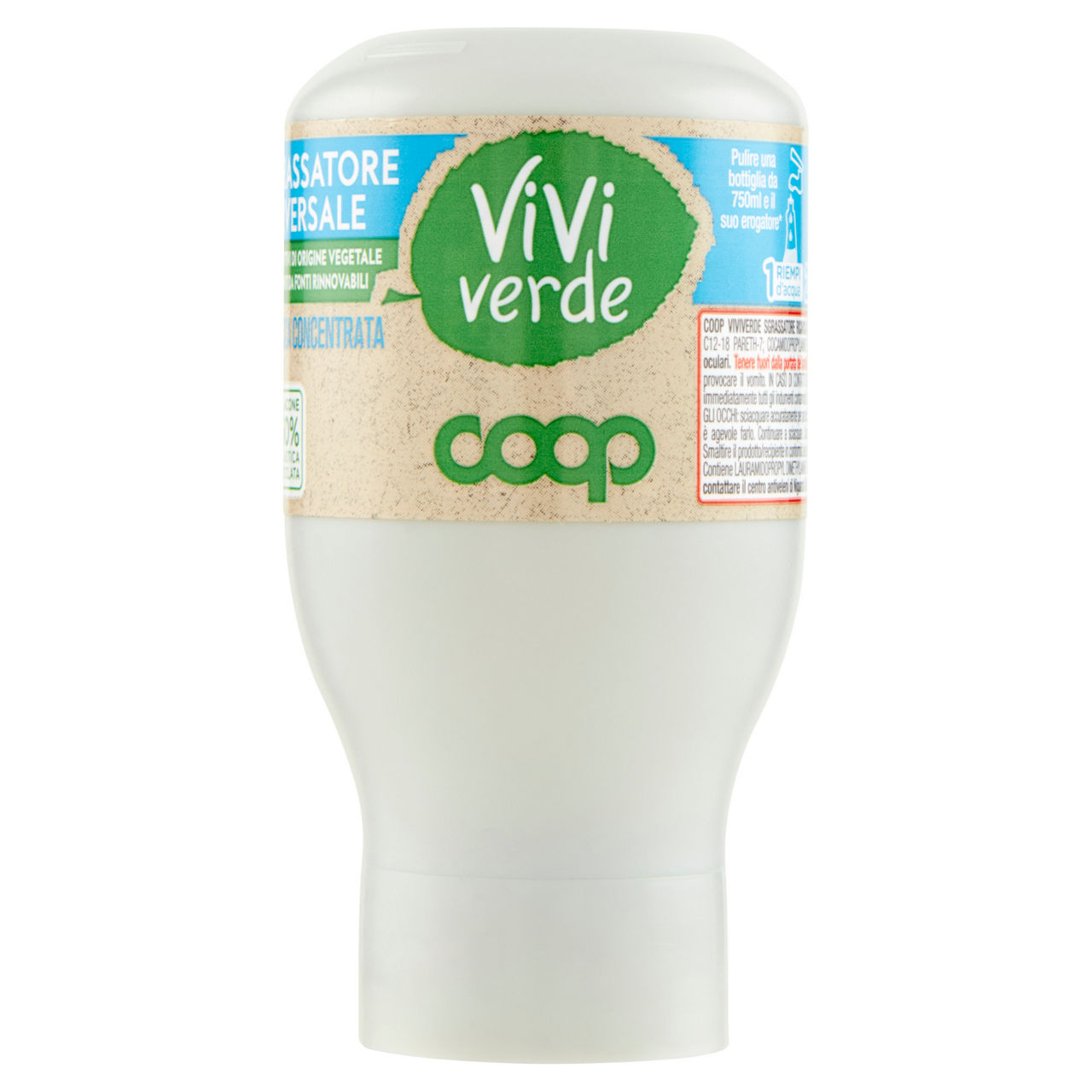 Detergente sgrassatore coop viviverde ricarica ml 70 - Immagine 01