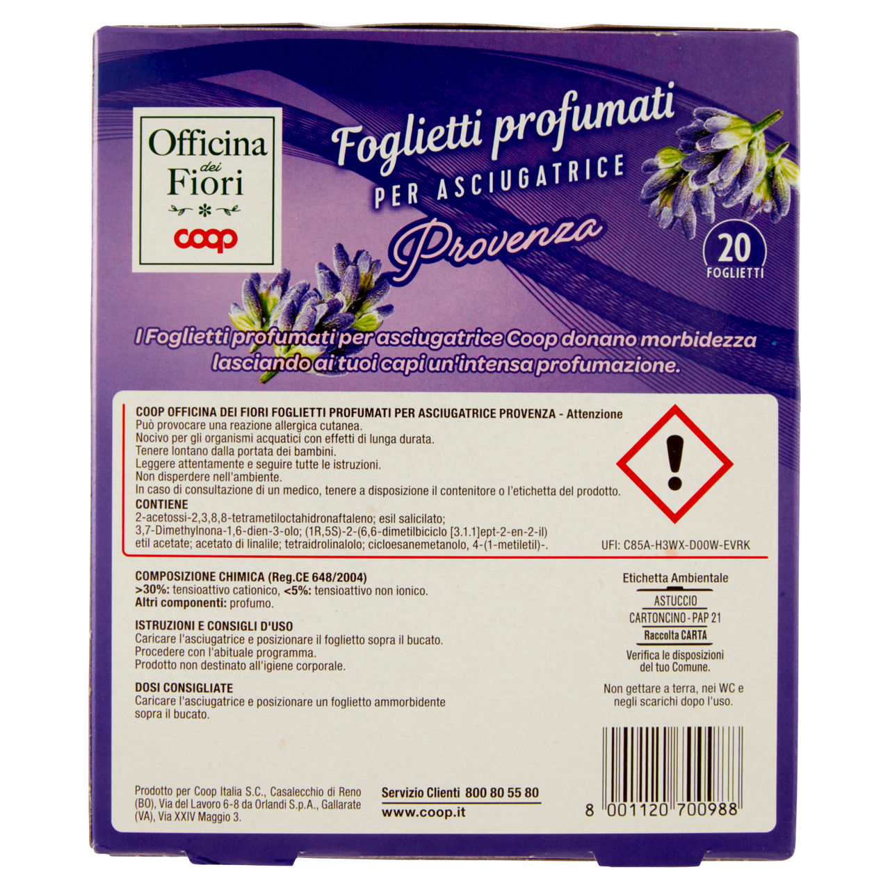 Foglietti profumati per asciugatrice provenza 24 pz - Immagine 51