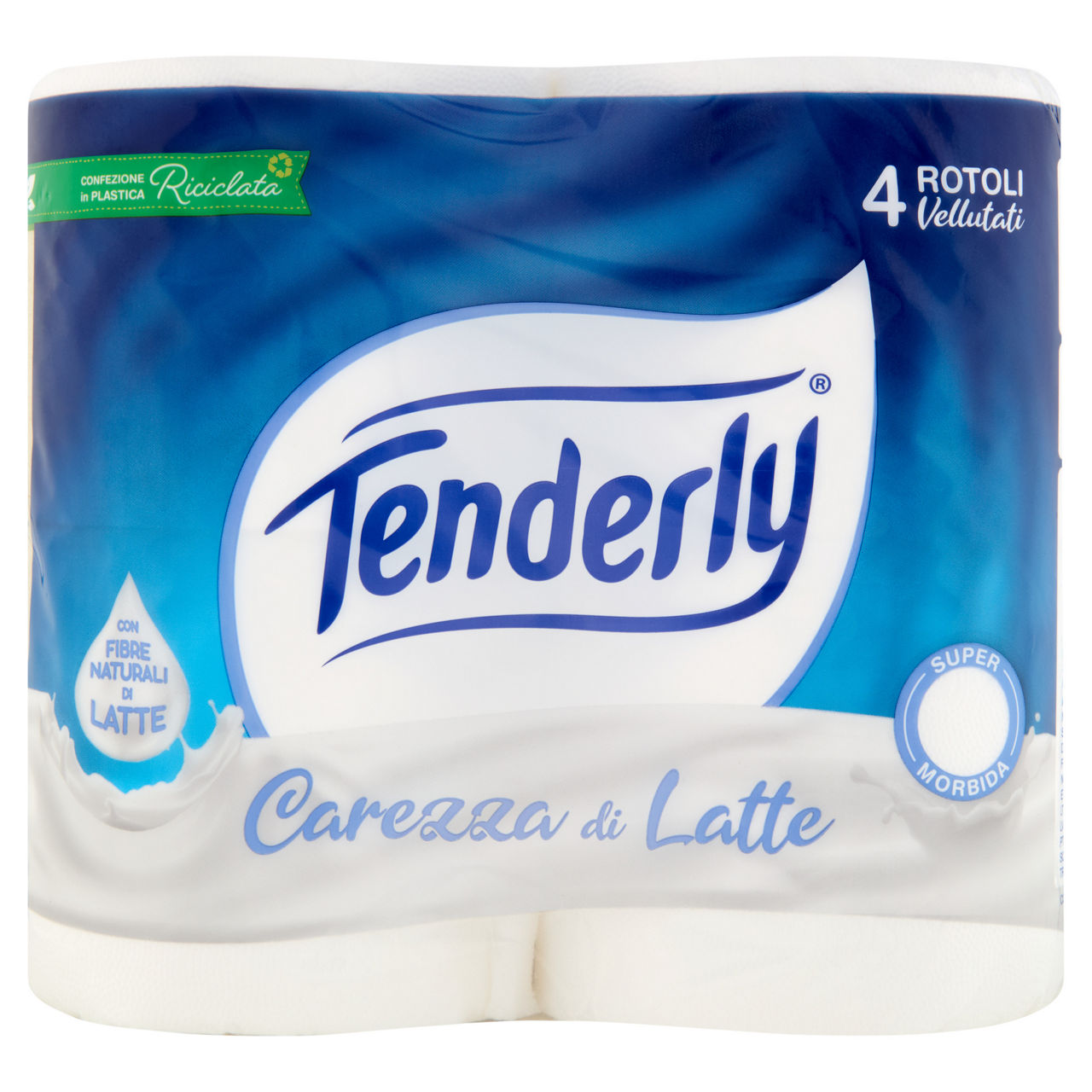 CARTA IGIENICA TENDERLY CAREZZA DI LATTE 4R PZ1 - Immagine 01