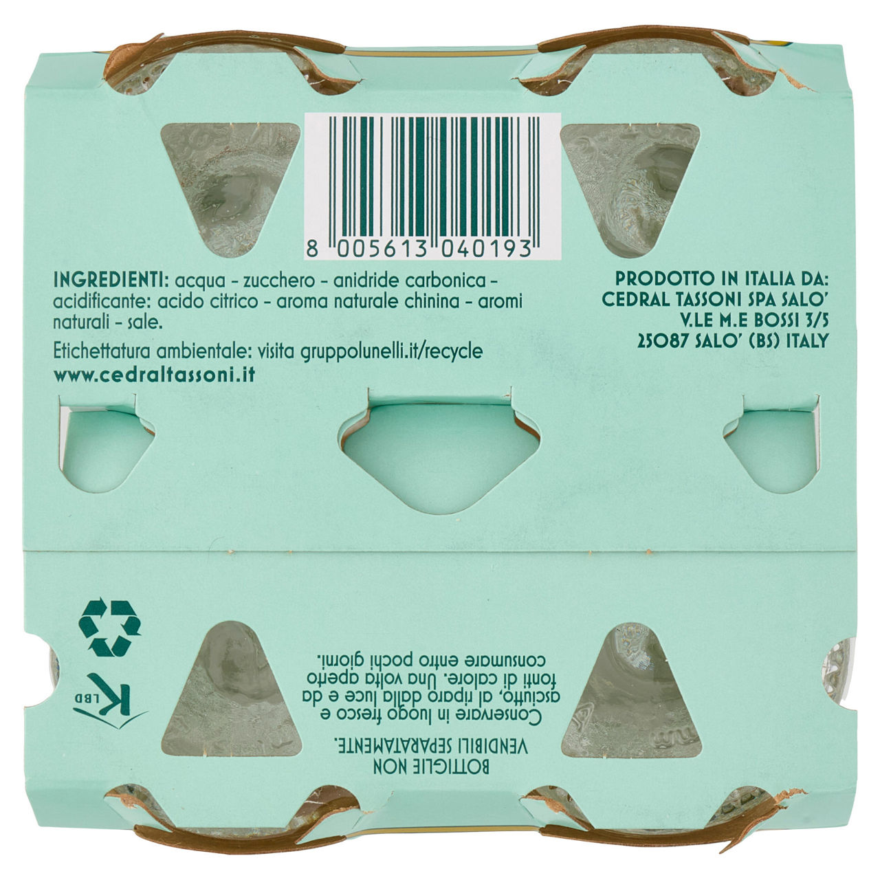 Acqua tonica superfine 4 pz x 180 ml - Immagine 51
