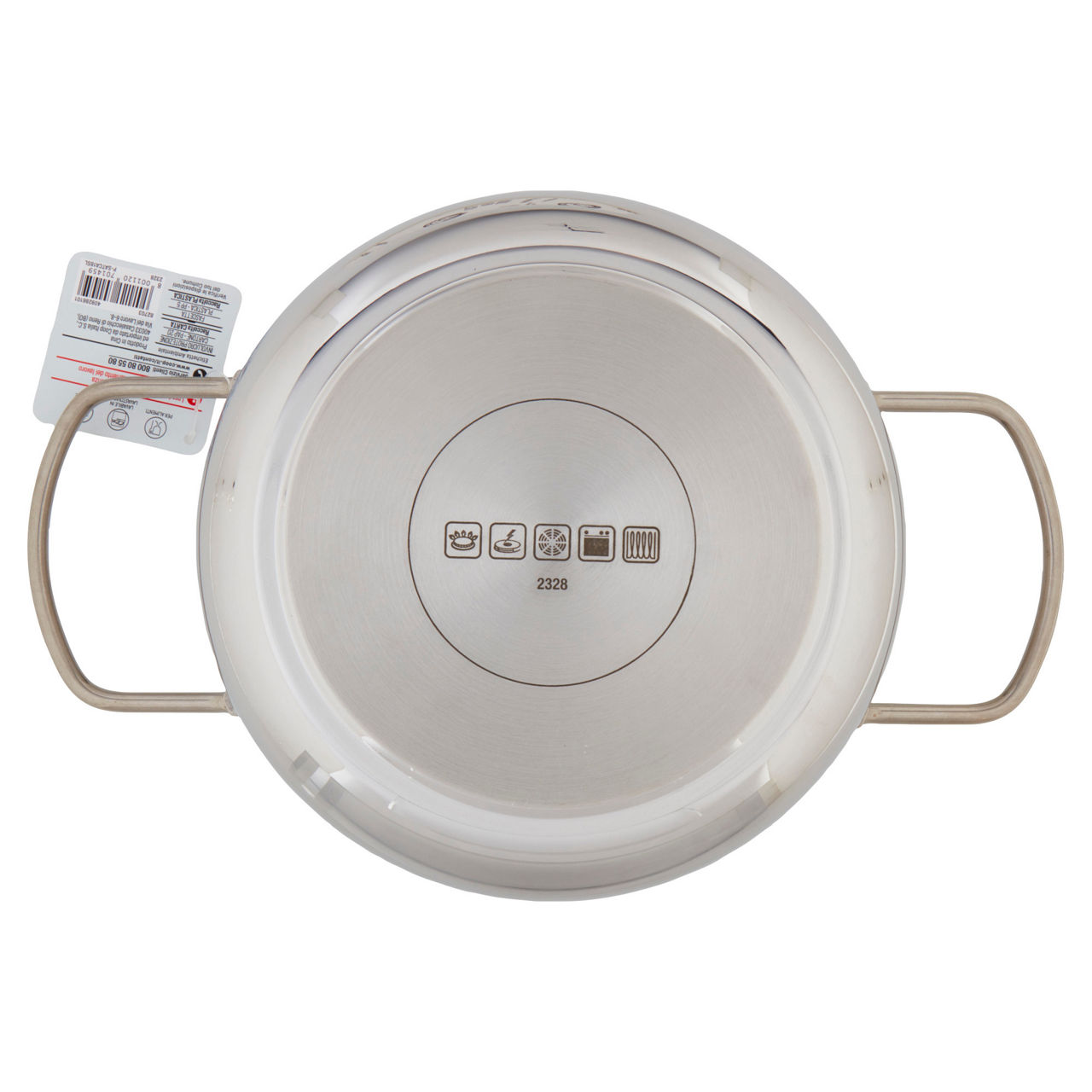 Casseruola 2 manici 18 cm acciaio per gas e induzione - Immagine 11