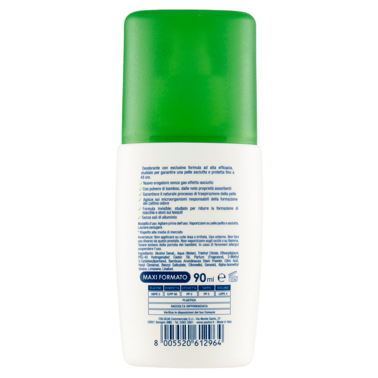 Deodorante vapo deo dry con polvere di bamboo 90 ml - Immagine 51