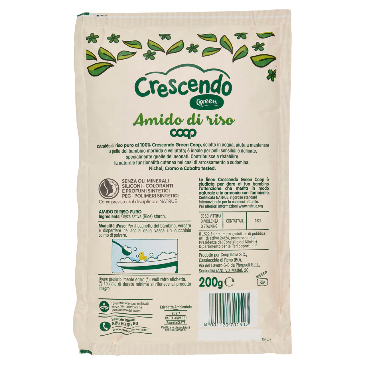 Amido di riso puro 100% coop crescendo green g 200 - Immagine 31