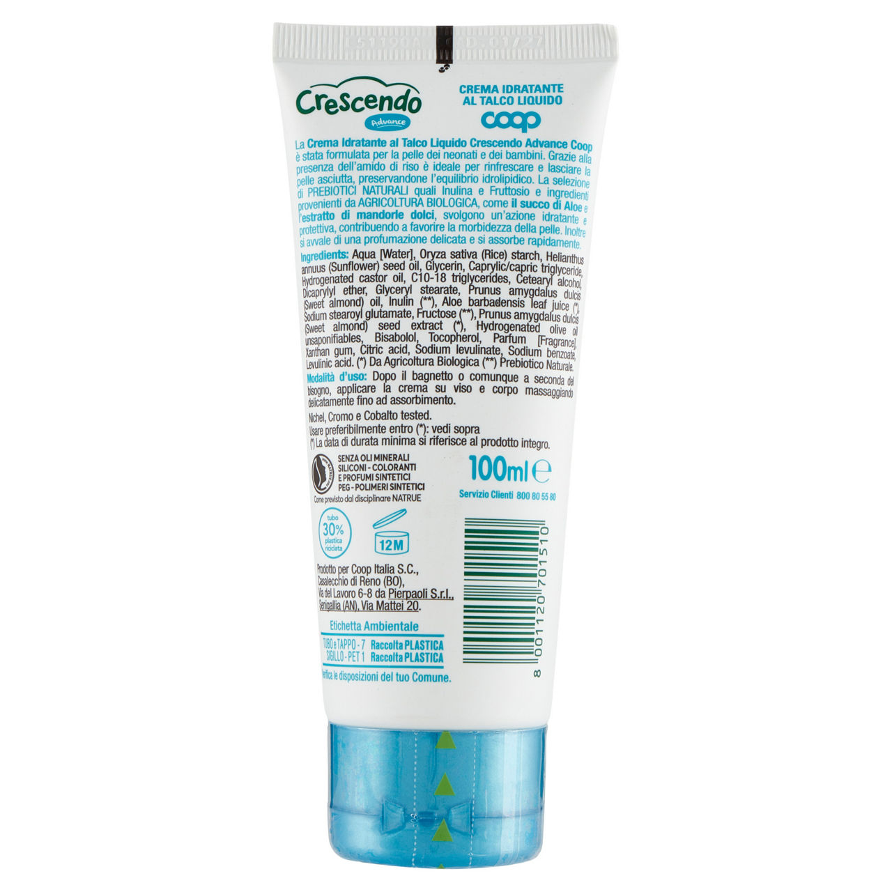 Crema idratante al talco liquido coop crescendo advance ml 100 - Immagine 31