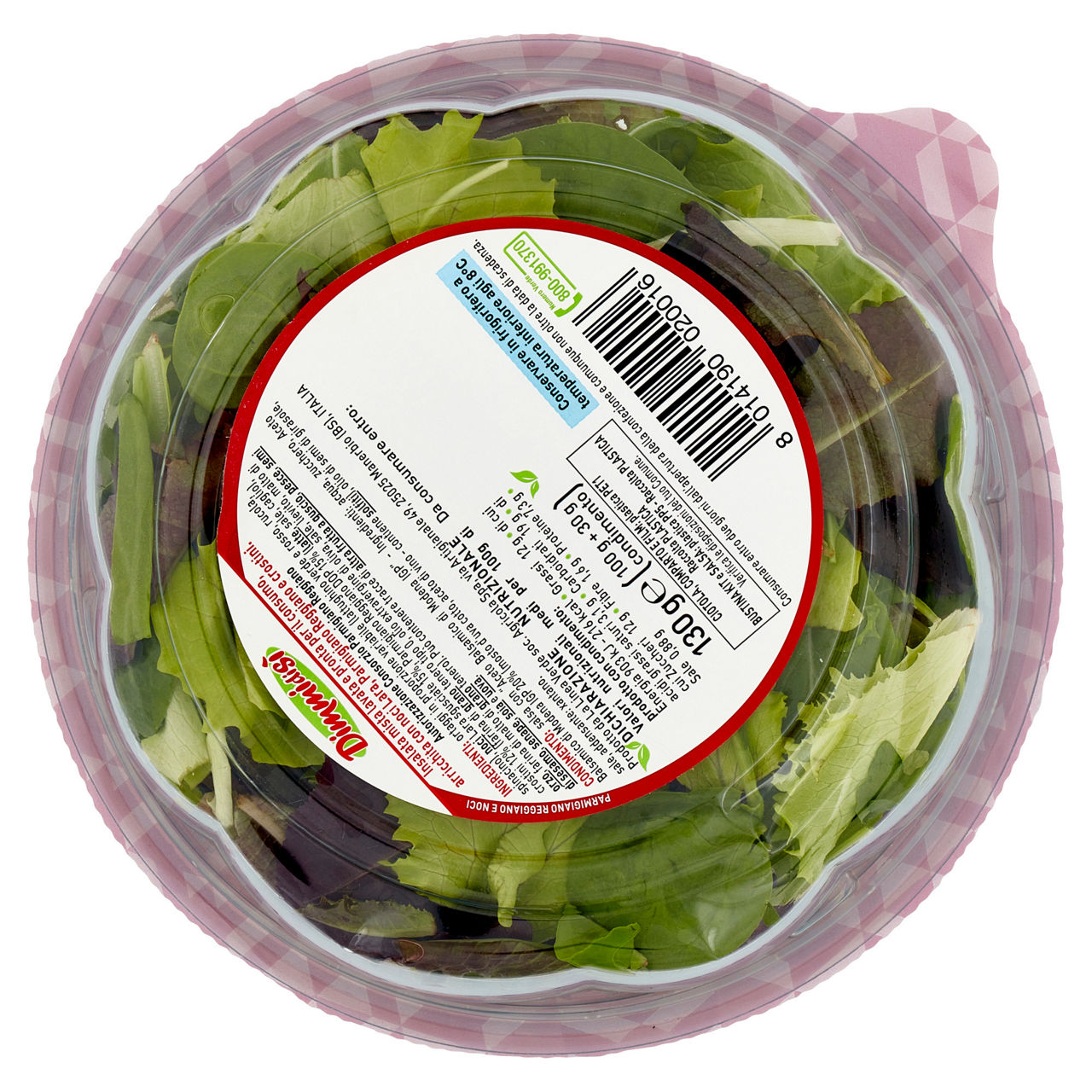 Insalatona con parmigiano noci e crostini 130 gr - Immagine 11