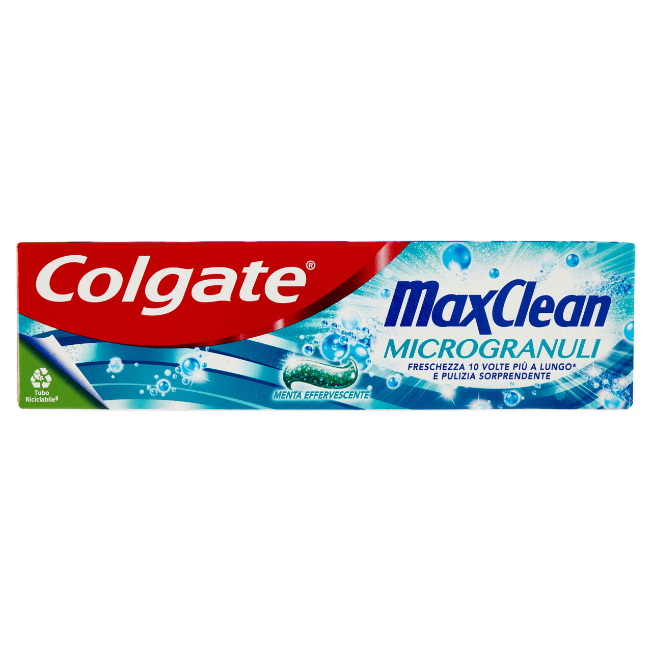Dentifricio max clean microgranuli 75 ml