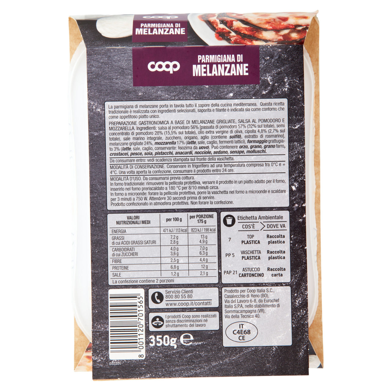 Parmigiana di melanzane 350 gr - Immagine 41