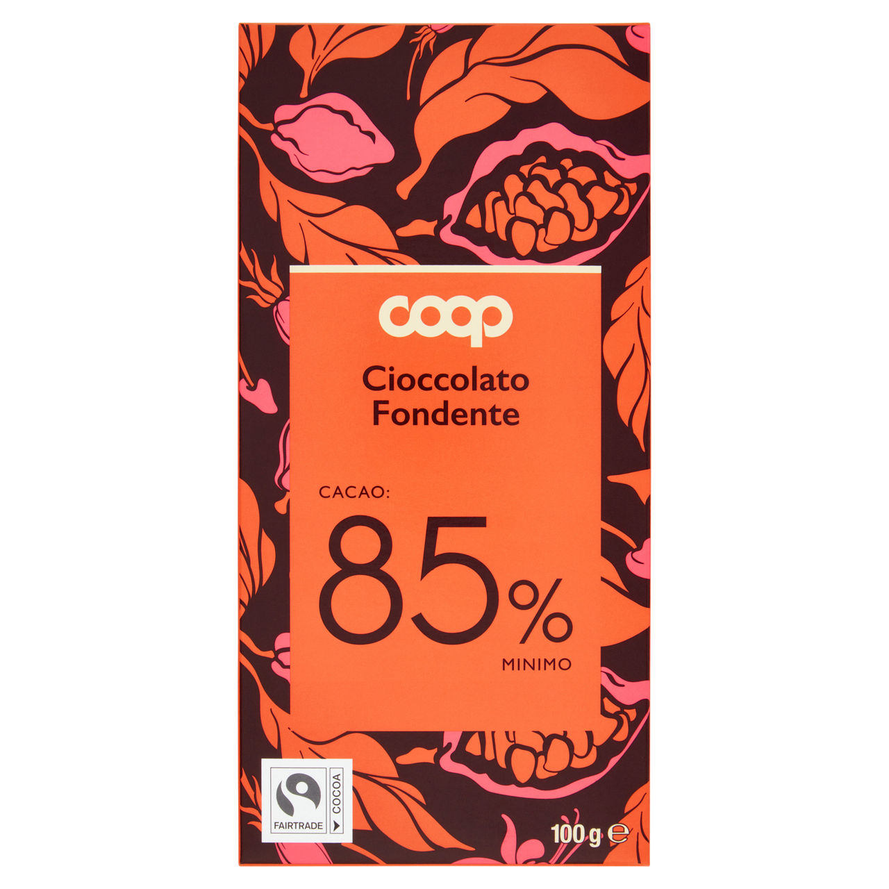 Tavoletta di cioccolato fondente 85% 100 gr - Immagine 01