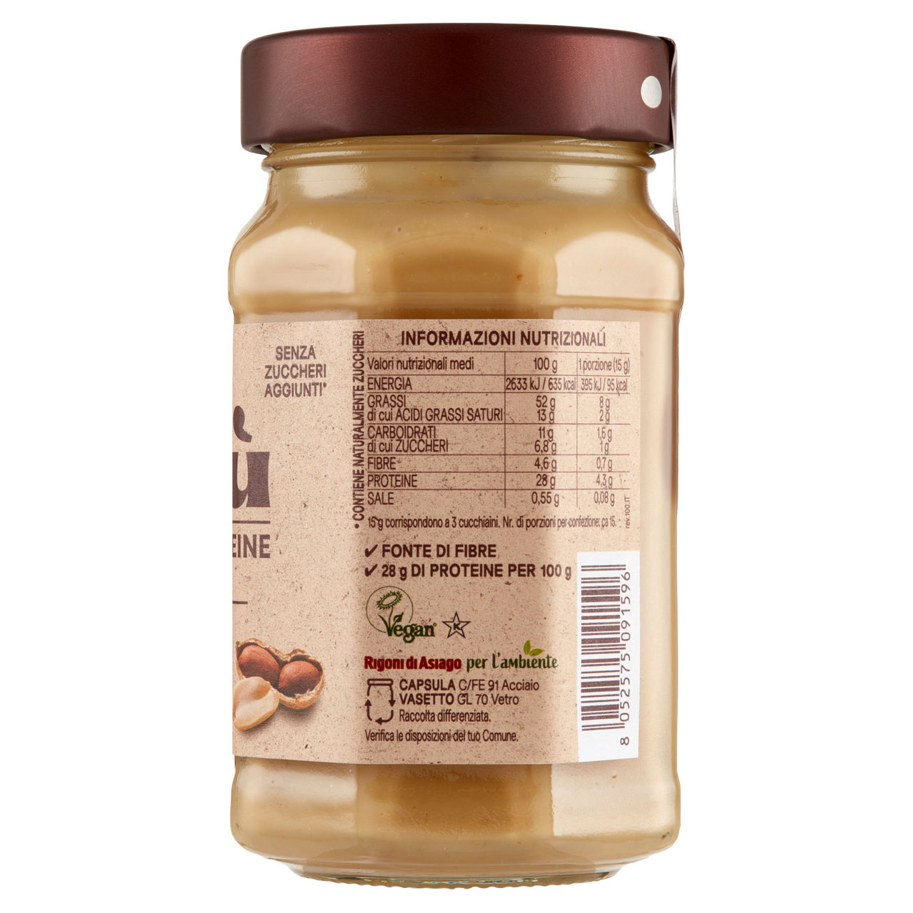 Crema spalmabile a base di arachidi bio 220 gr - Immagine 31