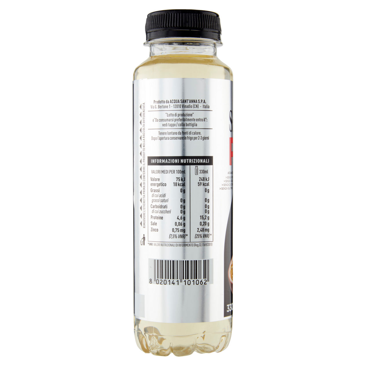 Acqua con proteine e zinco gusto tropical 330 ml - Immagine 31