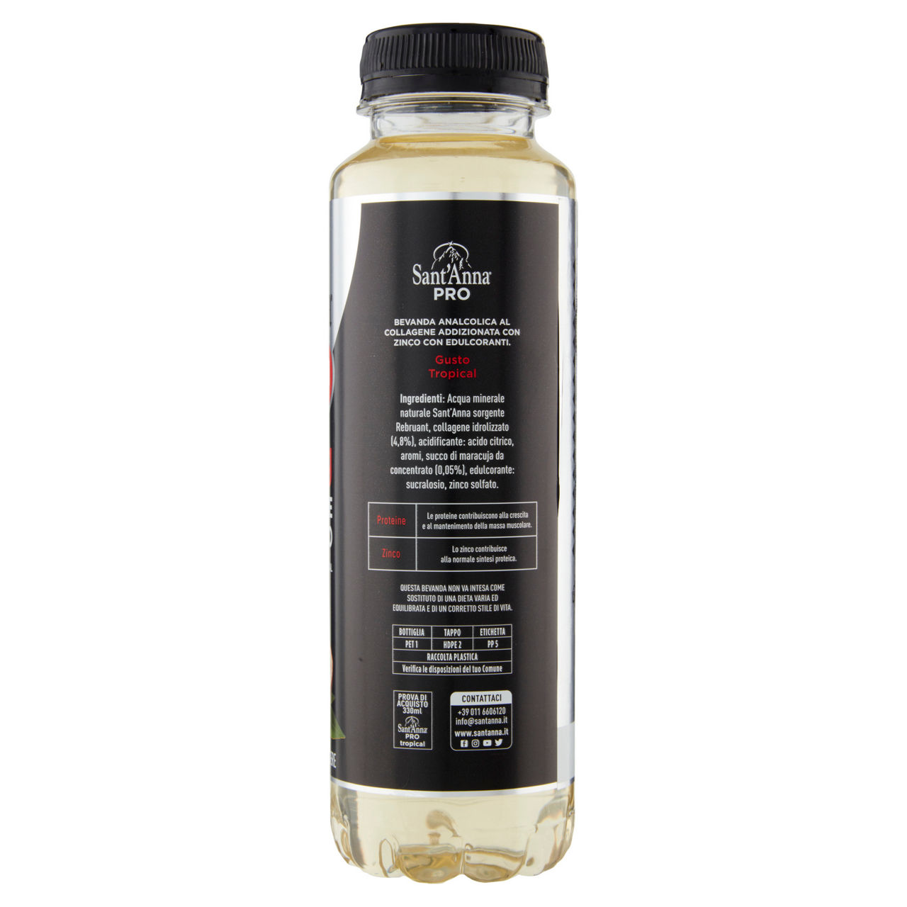 Acqua con proteine e zinco gusto tropical 330 ml - Immagine 41