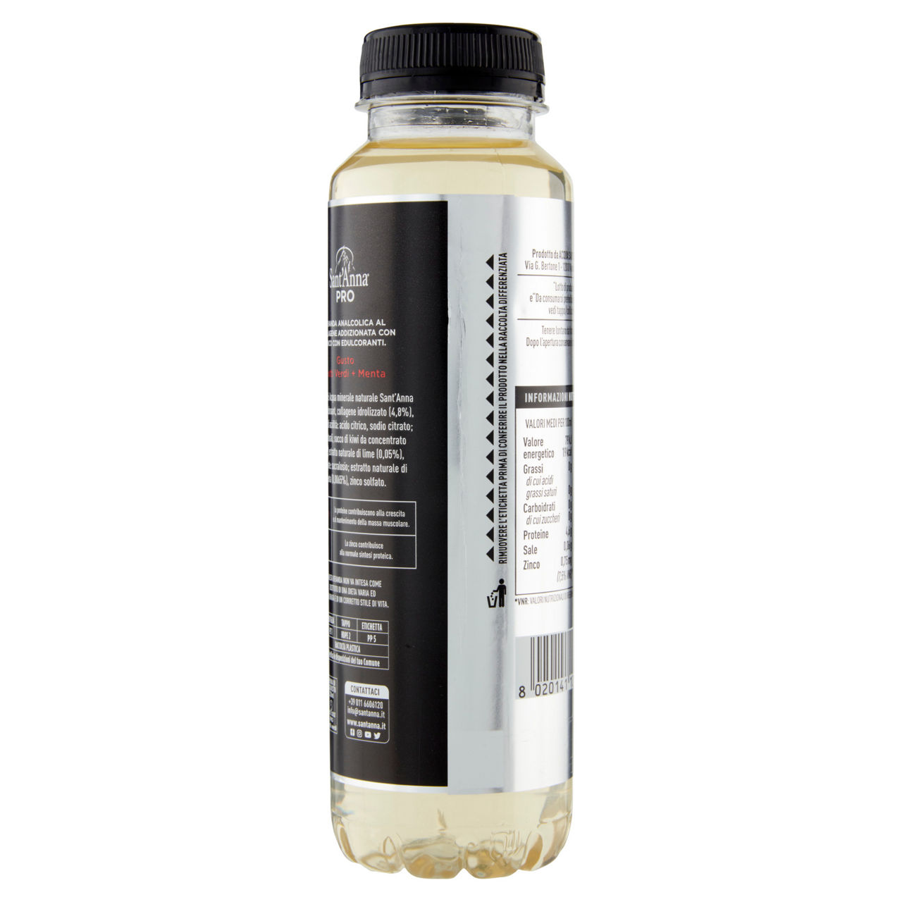 Acqua con proteine e zinco gusto frutti verdi e menta 330 ml - Immagine 11