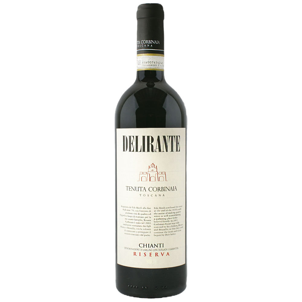 Vino rosso delirante Chianti DOCG Riserva Tenuta Corbinaia 750 ml - Immagine 01