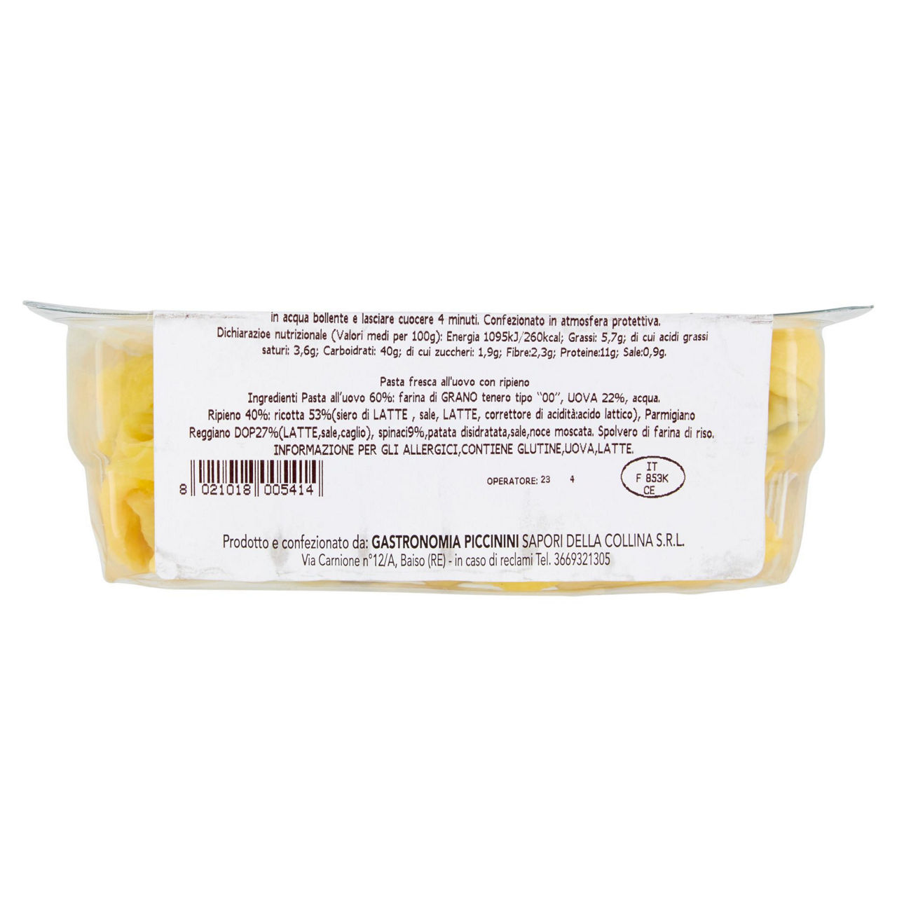 Tortelli ricotta e spinaci 500 gr - Immagine 51
