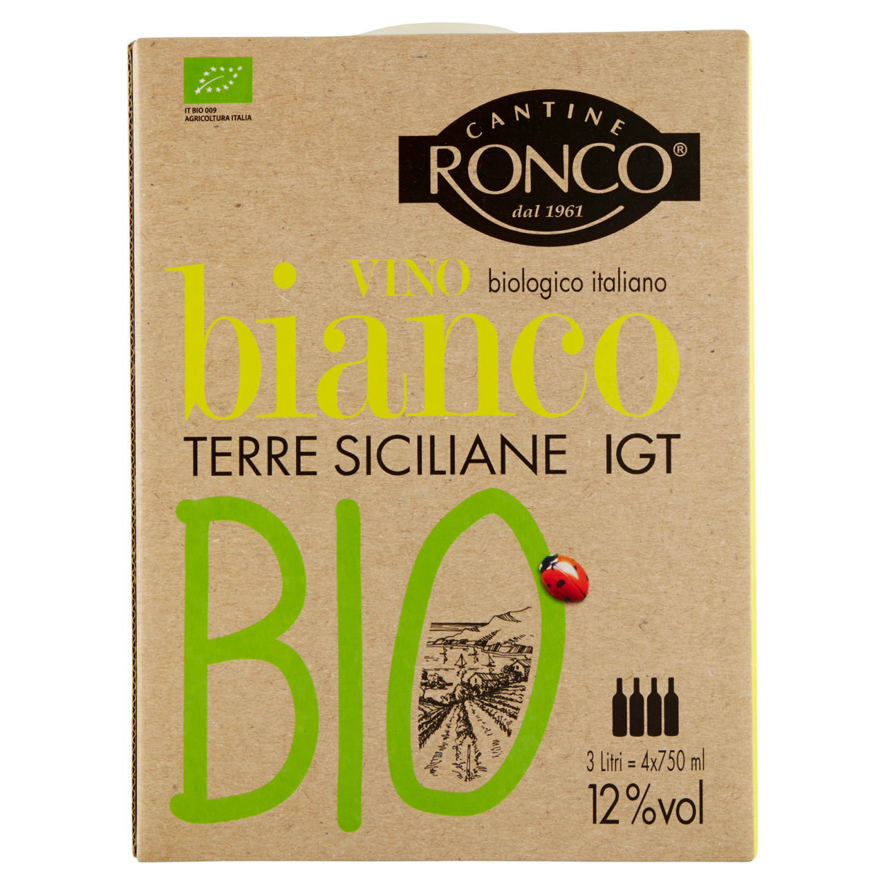 Vino bianco Terre Siciliane IGT bio bag in box 3 lt - Immagine 21