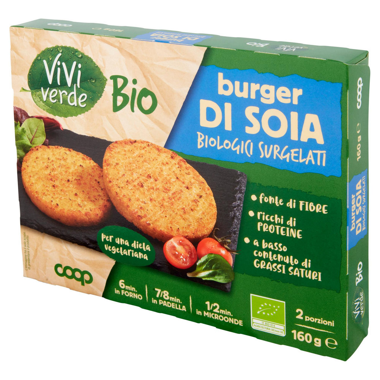 Burger di soia bio surgelati 2 pz 160 gr - Immagine 31