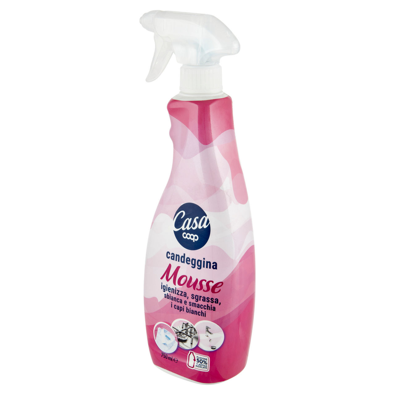 Candeggina mousse spray con erogatore 750 ml - Immagine 21