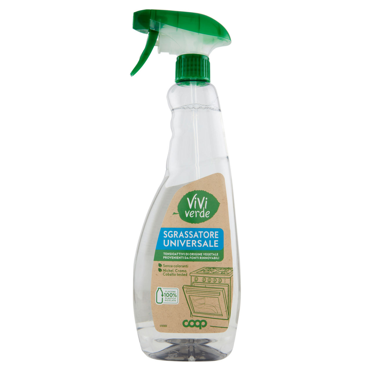 Sgrassatore universale vivi verde 750 ml
