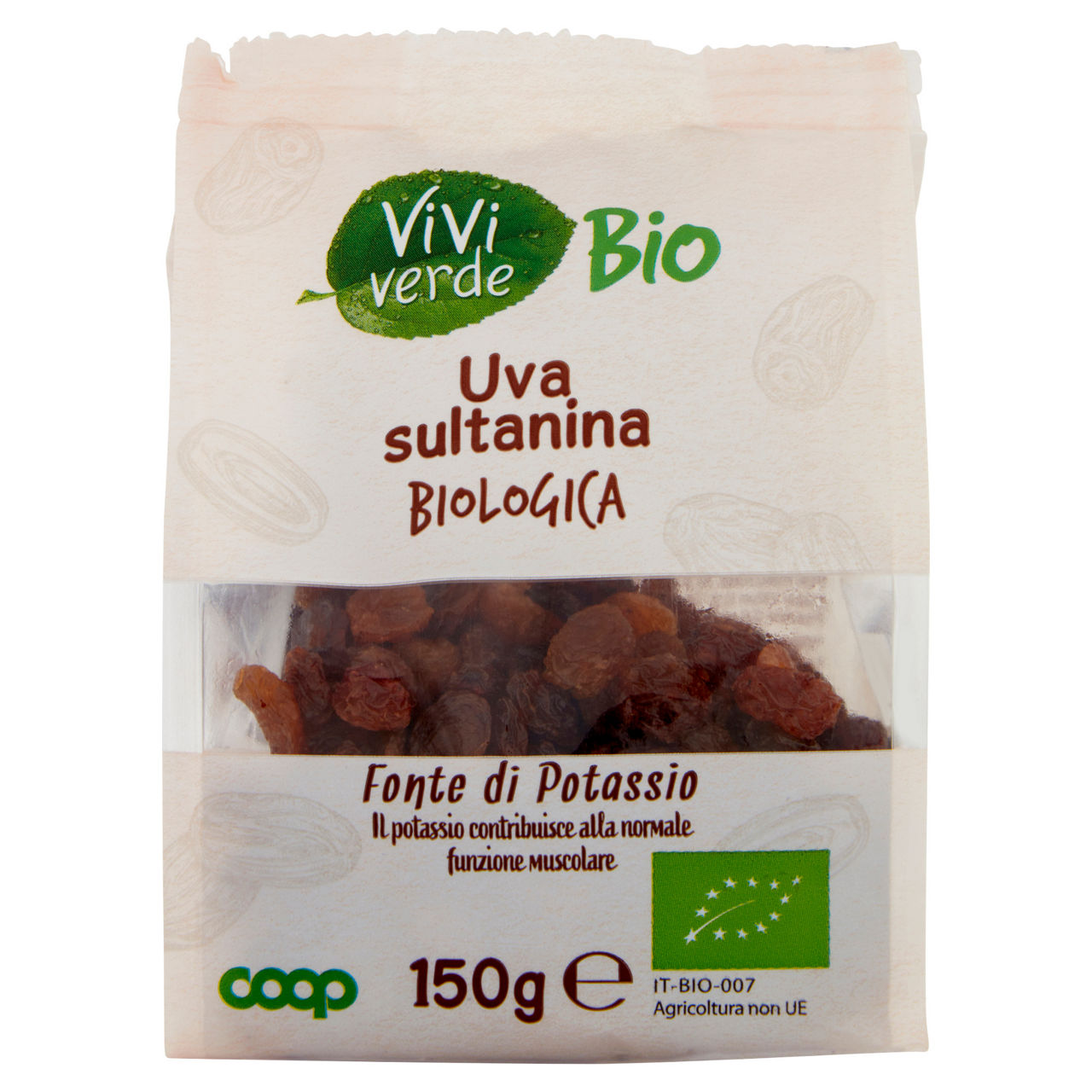 Uva sultanina bio 150 gr - Immagine 01