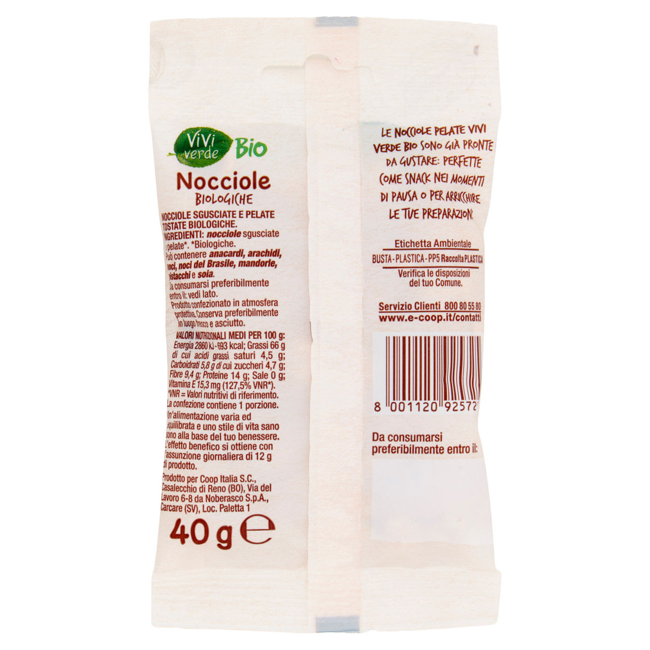 Nocciole pelate bio 40 gr - Immagine 31