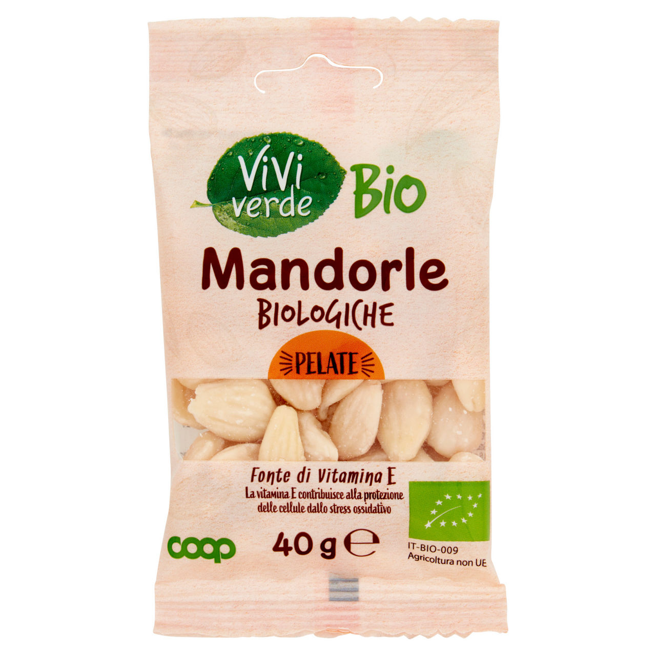 Mandorle pelate bio 40 gr - Immagine 01