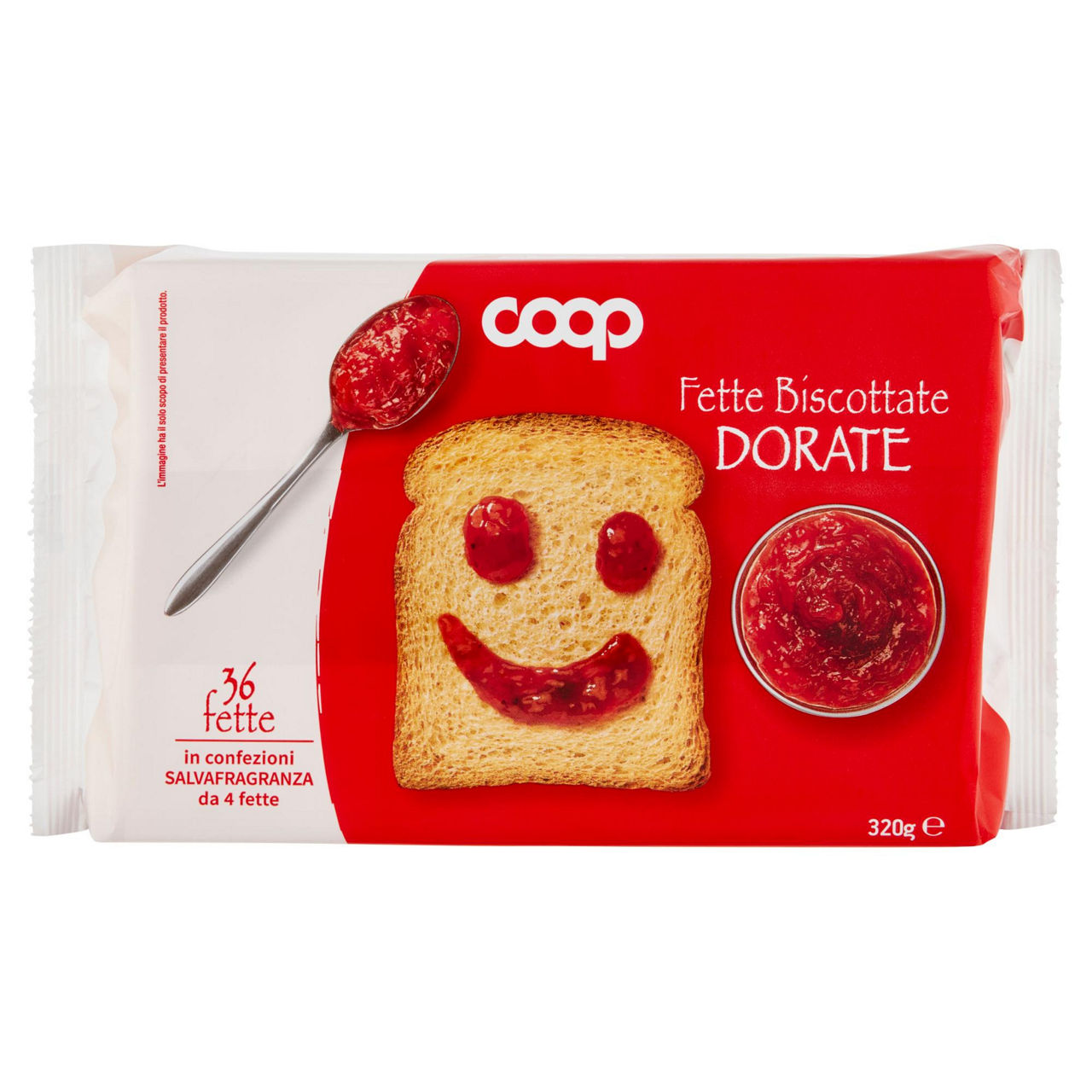 Fette biscottate dorate 36 fette 320 g