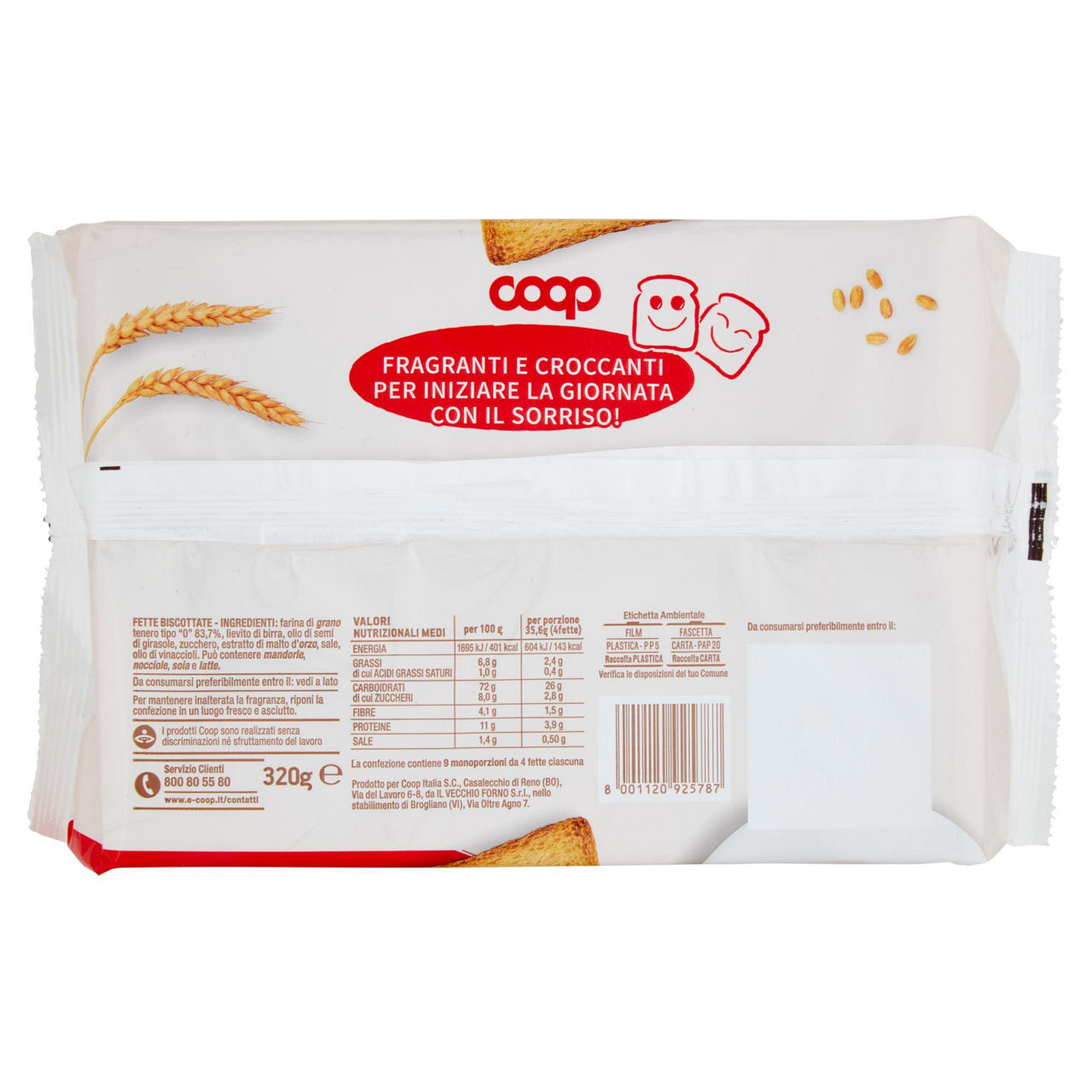 Fette biscottate dorate 36 fette 320 g - Immagine 31