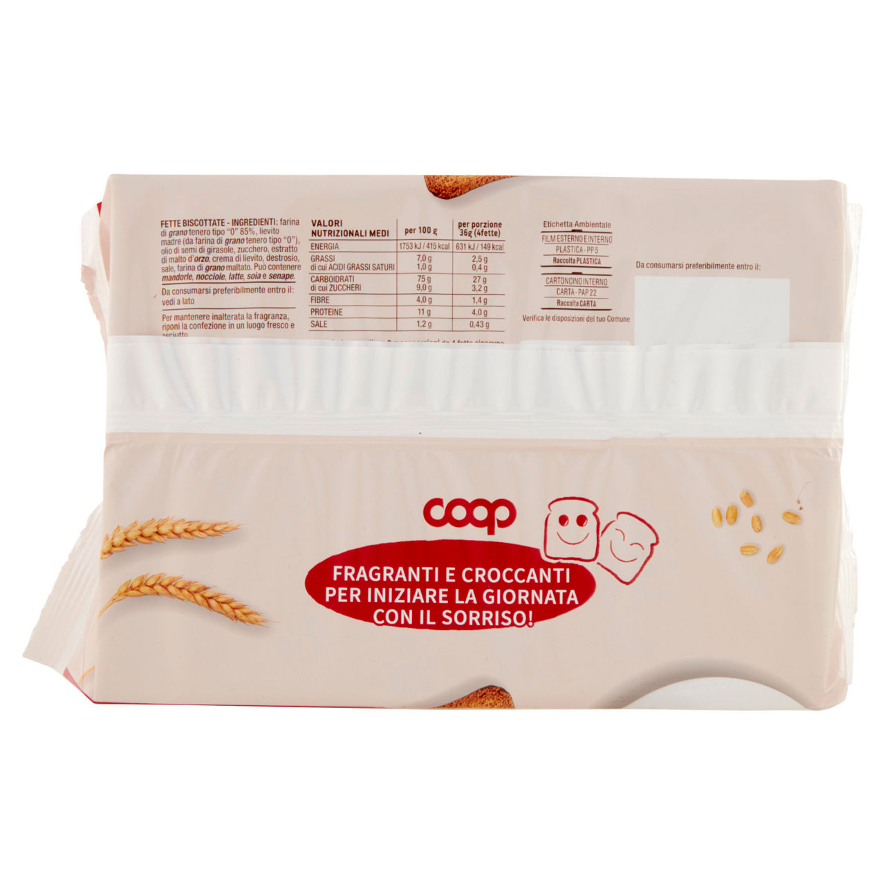 Fette biscottate dorate 36 fette 320 g - Immagine 81